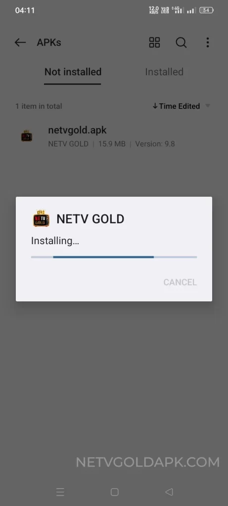 Netv Gold Apk Installation Process